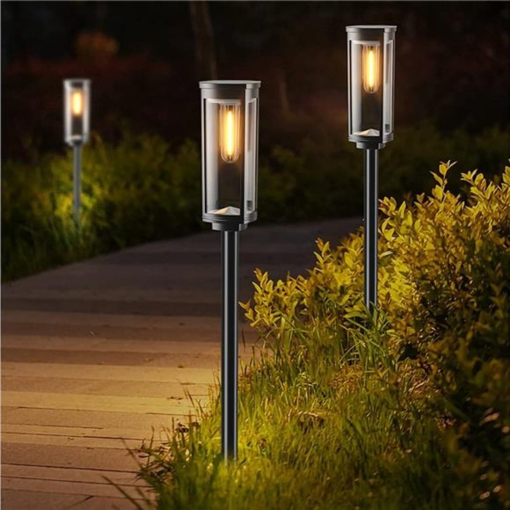 Solar Pathway Light Bright, 8 Pack Outdoor Garden Landscape Lights Solar Powered